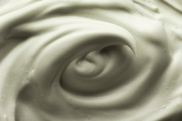 Close up texture of cream