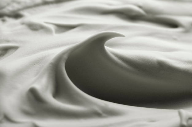 Close up texture of cream