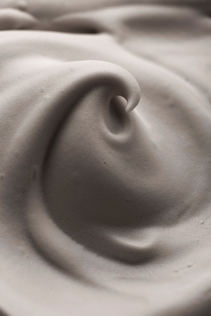 Close up texture of cream