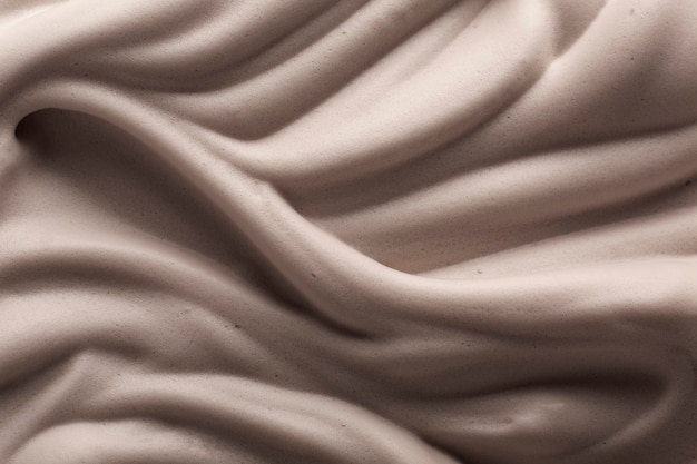 Close up texture of cream