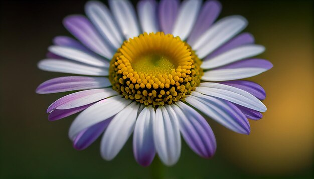 A close up of a vibrant daisy blossom generative AI