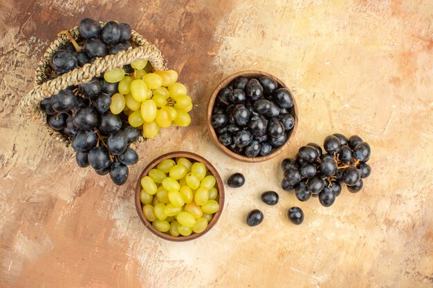 Close up view of fresh delicious grapes