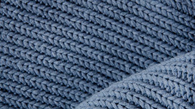 Close up on wool texture details