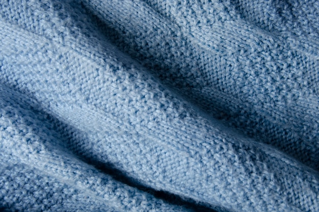 Close up on wool texture details