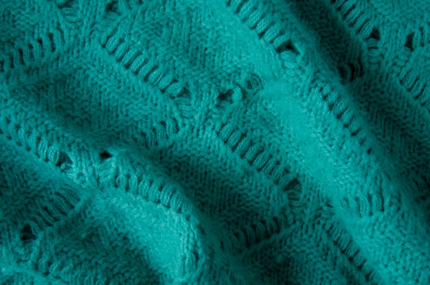 Close up on wool texture details