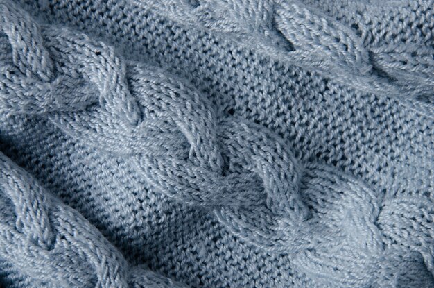 Close up on wool texture details