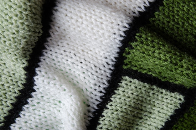 Close up on wool texture details