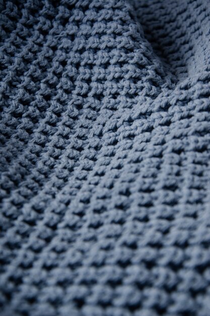 Close up on wool texture details