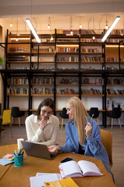 Close up on young business person doing internship