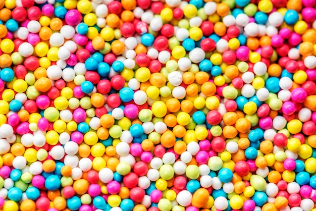 Closeup of colorful round textured background