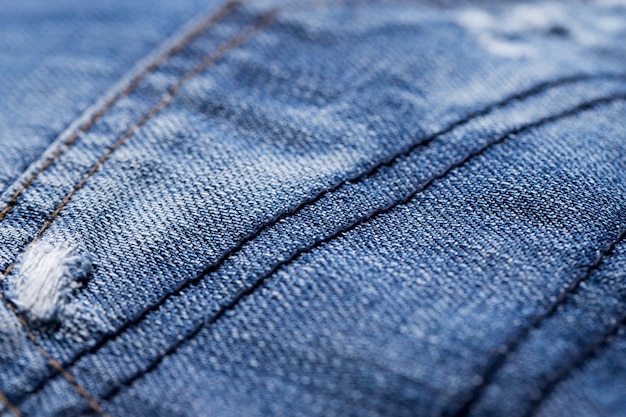 Closeup of jeans