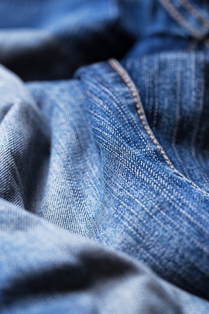 Closeup of jeans