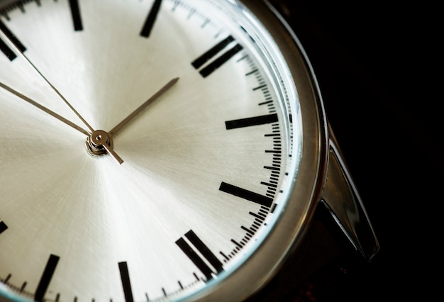 Free Photo closeup macro shot of a watch