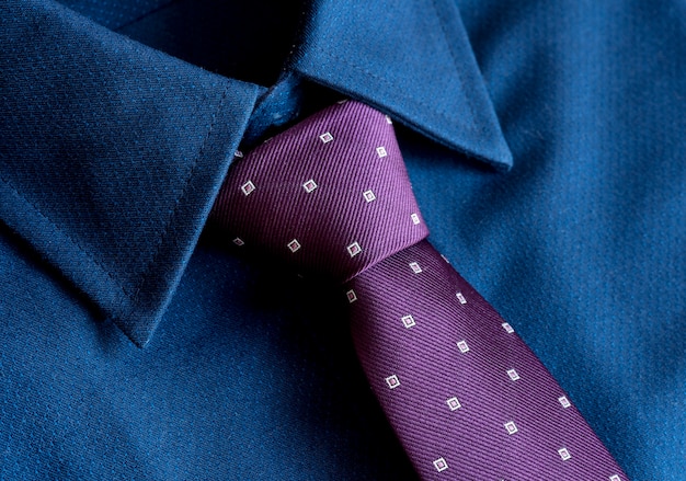 Free photo closeup of necktie