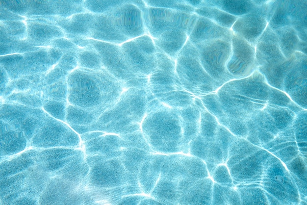 Free photo closeup of a pool water texture