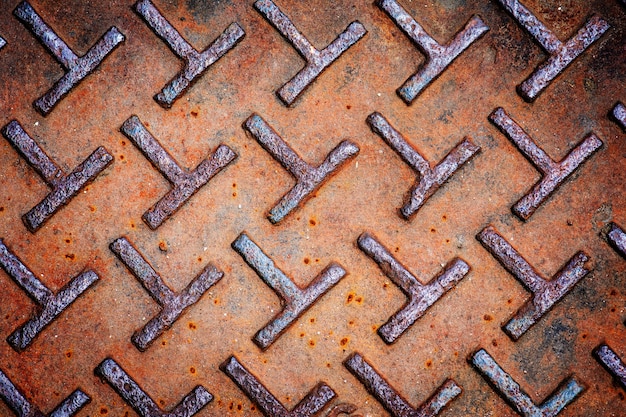 Free photo closeup of rustic metal textured background