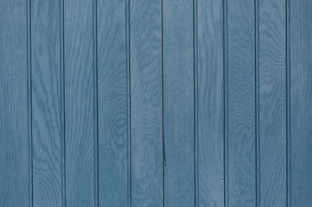 Free photo closeup shot of blue plank wooden background