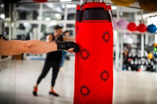 Boxing bag photos