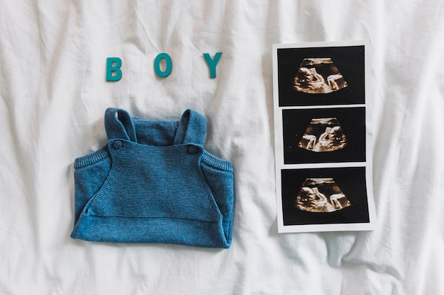 Clothes composition for baby boy