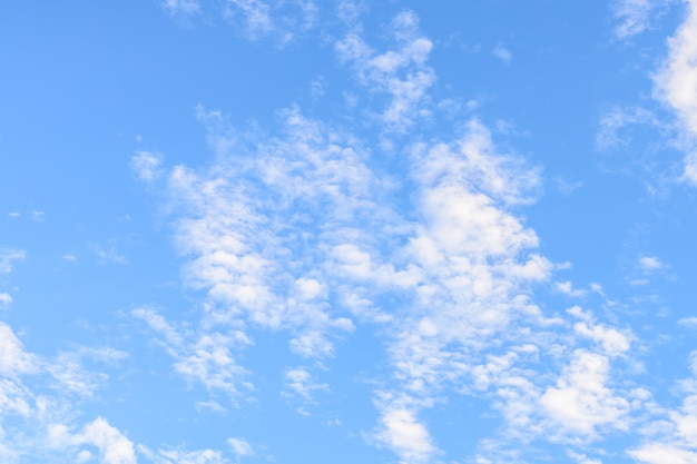 Cloud on blue sky background