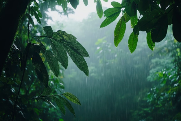 Free Photo cloud forest landscape