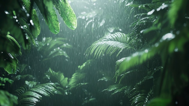 Free photo cloud forest landscape