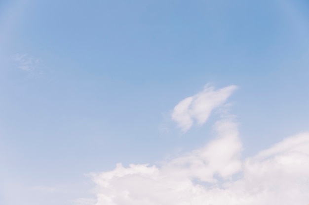 Cloud with blue sky