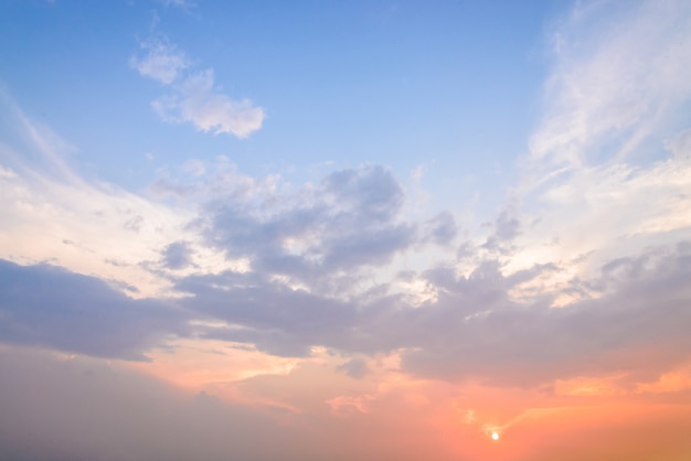 Clouds twilight times