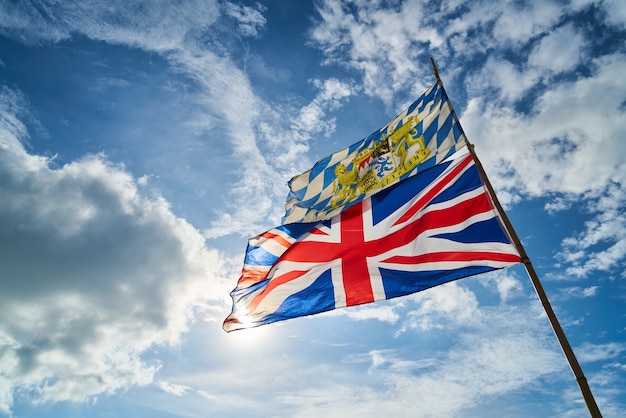 Free Photo clouds uk outdoor waving blue sky