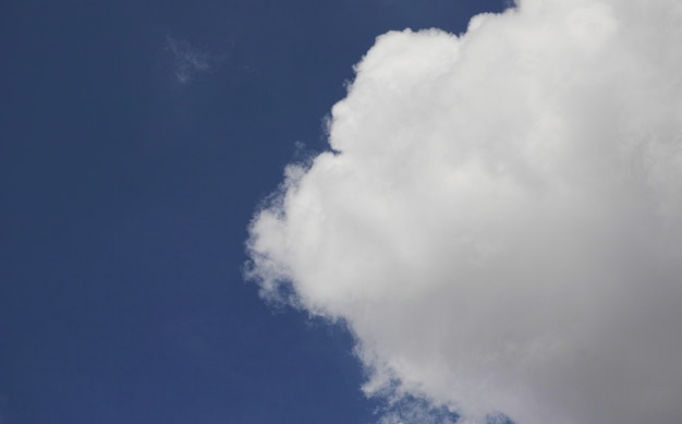 Clouds with blue sky background