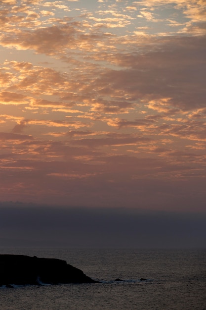 Cloudy sky in daylight background