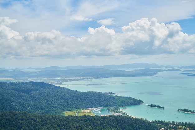 Coast view from above