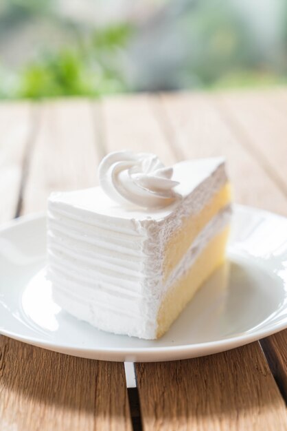 coconut cake on plate