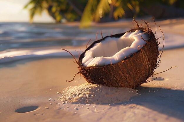 Coconut still life