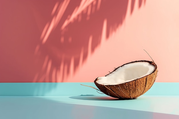 Free photo coconut still life