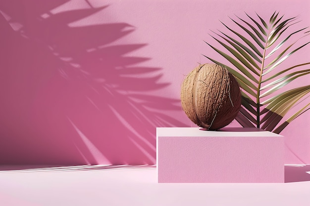 Free photo coconut still life