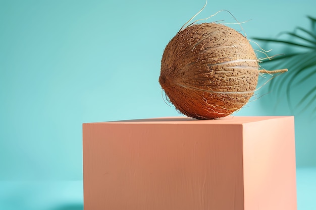 Free photo coconut still life