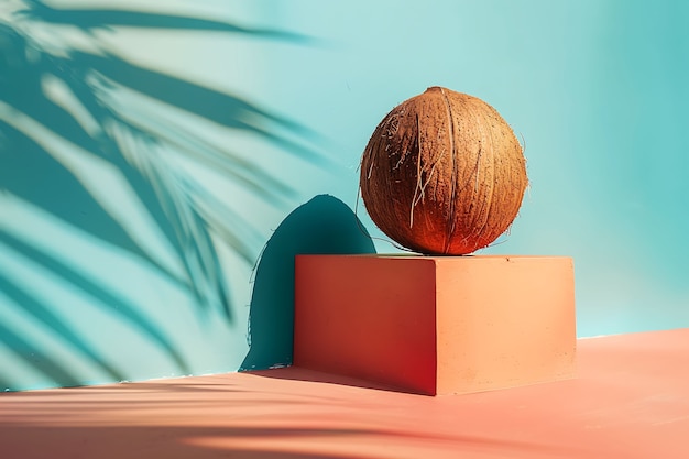 Free photo coconut still life