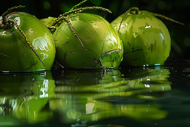 Free photo coconut still life