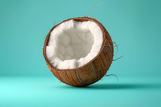 Free photo coconut still life