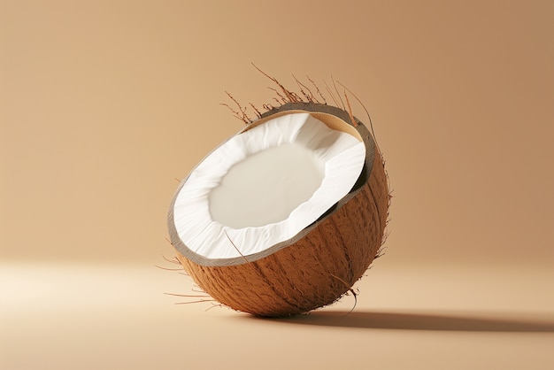 Free photo coconut still life