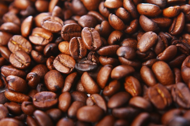 Coffee beans background