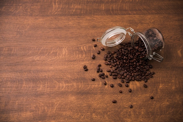 Coffee beans background