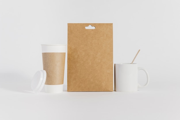 Coffee concept with bag