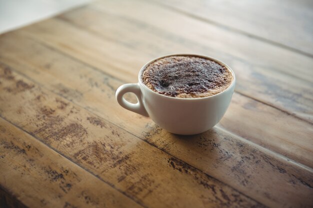 Coffee cup on a table