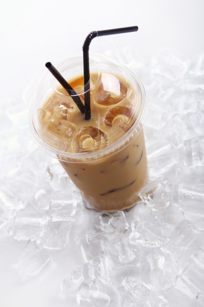 Free Photo cold coffee drink