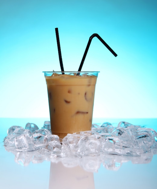 Free photo cold coffee drink