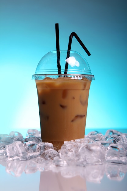 Free photo cold coffee drink