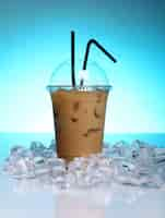 Free photo cold coffee drink