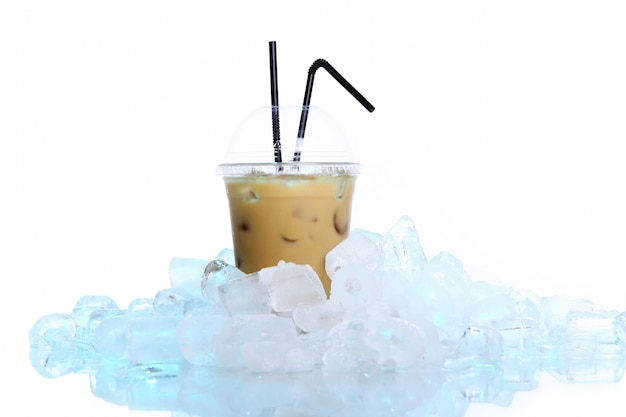 Free photo cold coffee drink